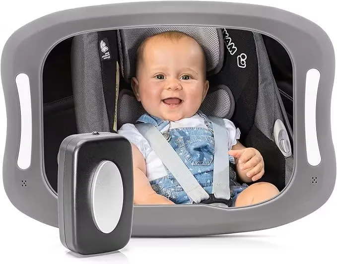 Reer BabyView LED Bilspegel med integrerat ljus