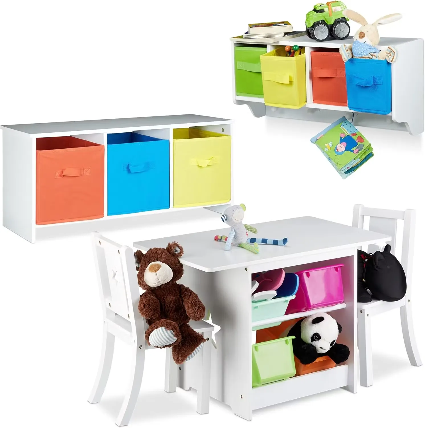 Relaxdays Barnstolsgrupp Albus