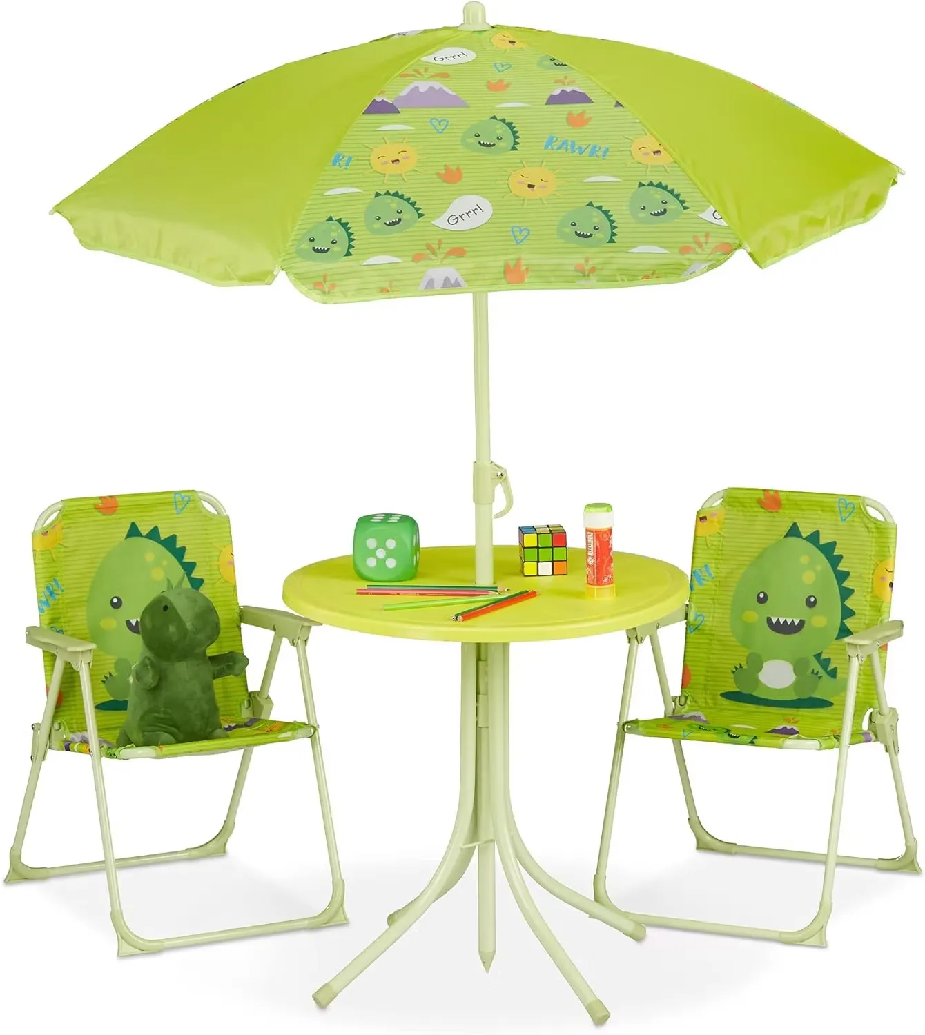 Relaxdays Camping Barnstolsgrupp Grön