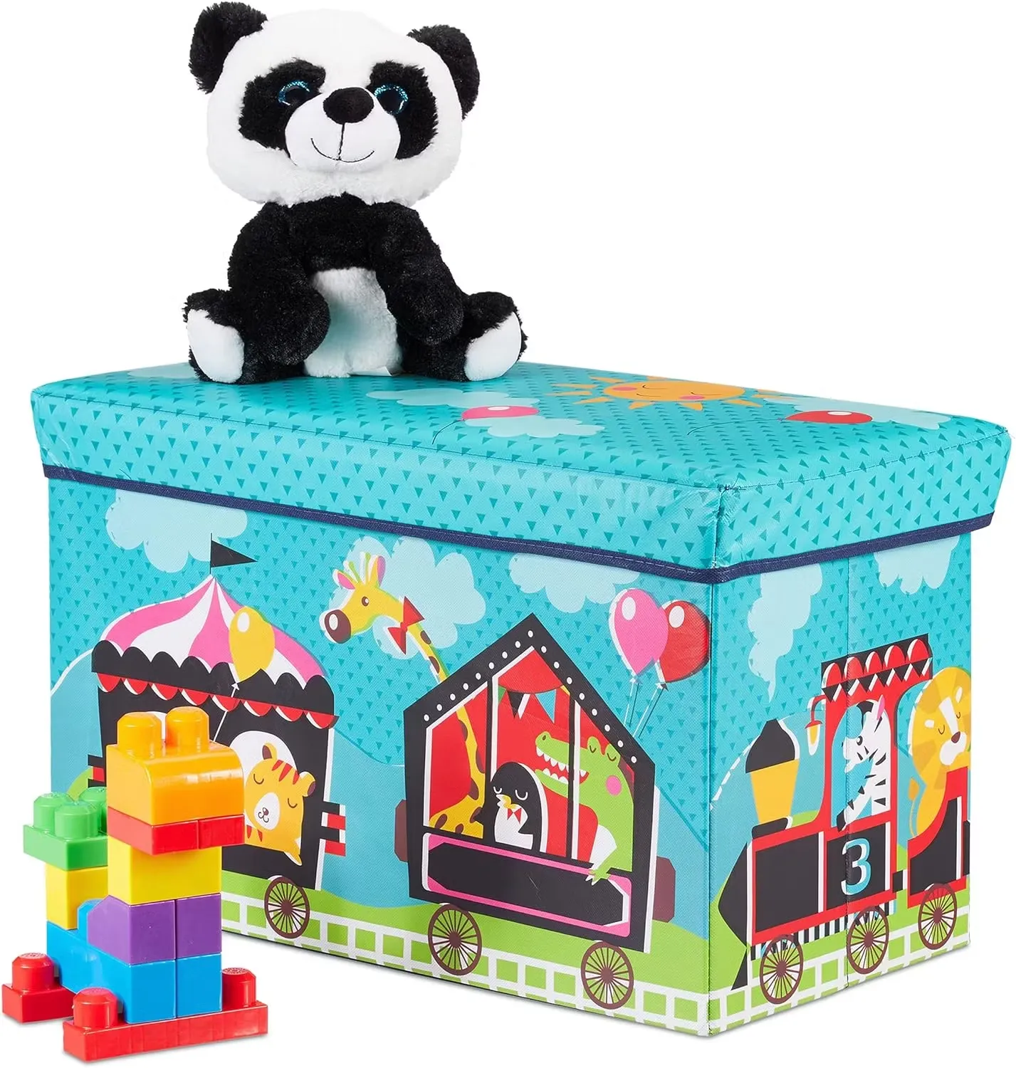 Relaxdays Förvaringslåda Cirkus