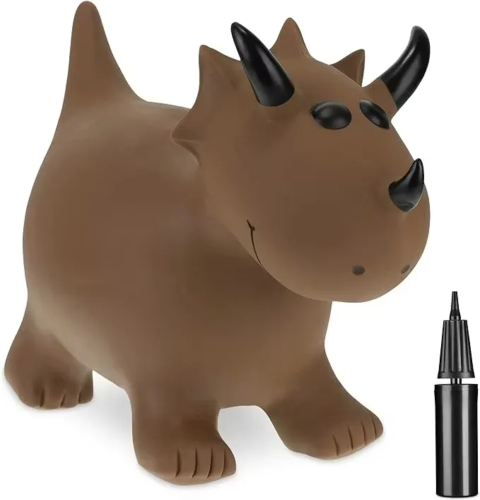 Relaxdays Hoppdjur Dinosaurie Inklusive Luftpump