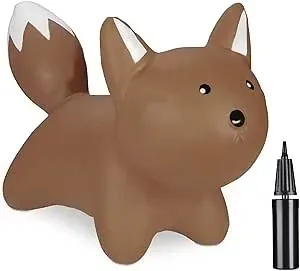 Relaxdays Hoppdjur Räv Inklusive Luftpump