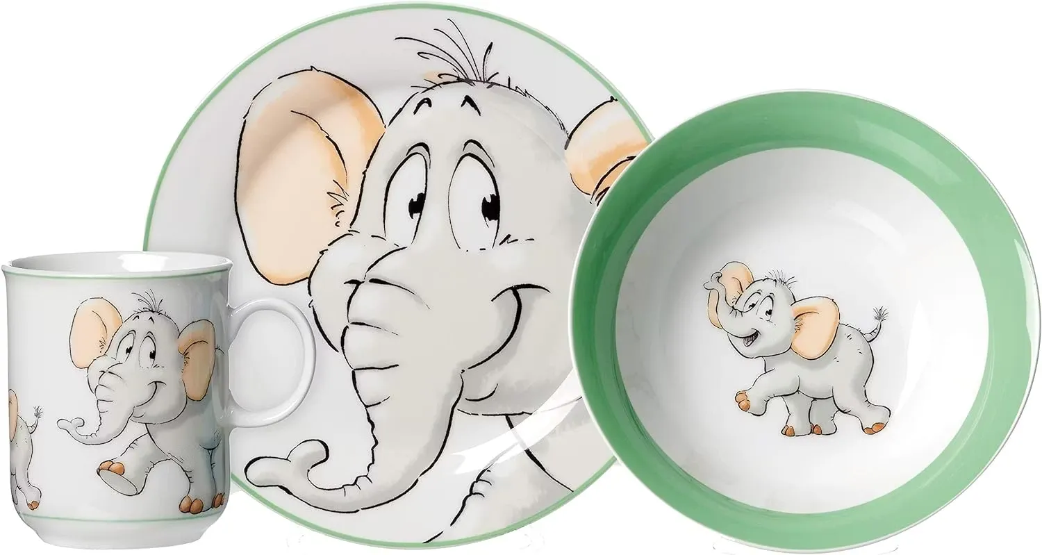 Ritzenhoff & Breker Barnservis I Porslin Elefant