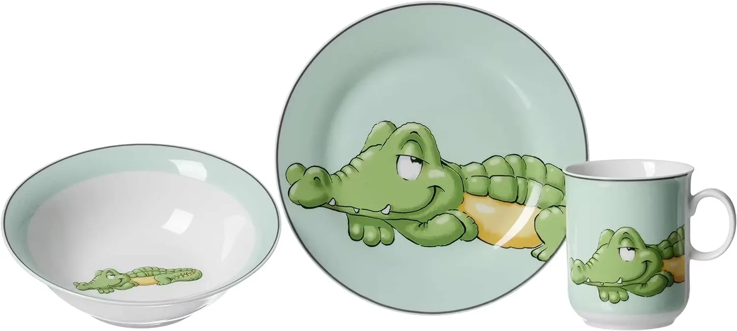 Ritzenhoff & Breker Barnservis I Porslin Krokodil