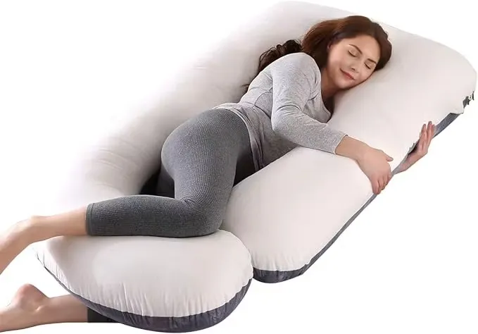 Shanna Gravidkudde Vit/Grå