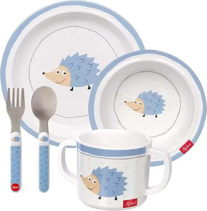 Sigikid Barnservis Igelkott Blå