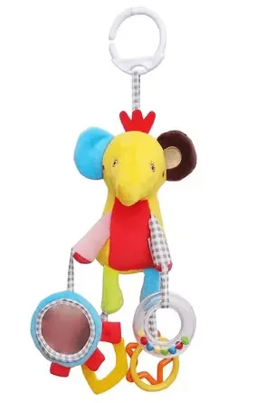 Snuggle Sprouts Barnvagnsleksak Med Skallra Elefant