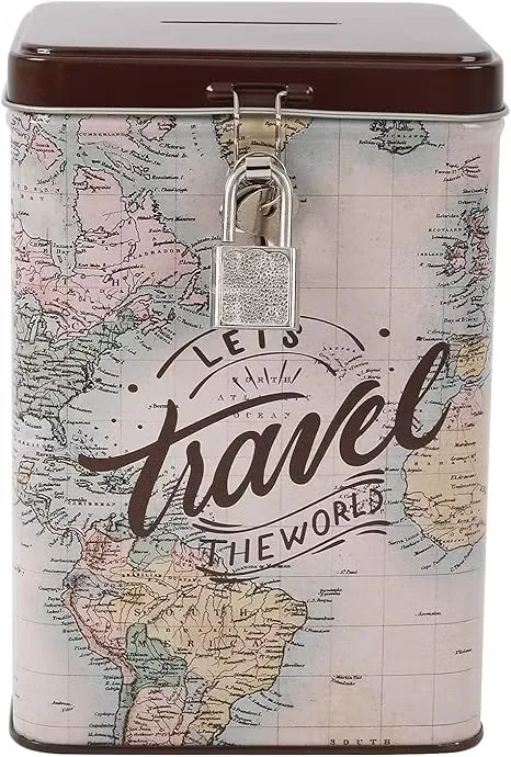 Sparbössa Med Lås Och Nyckel Map