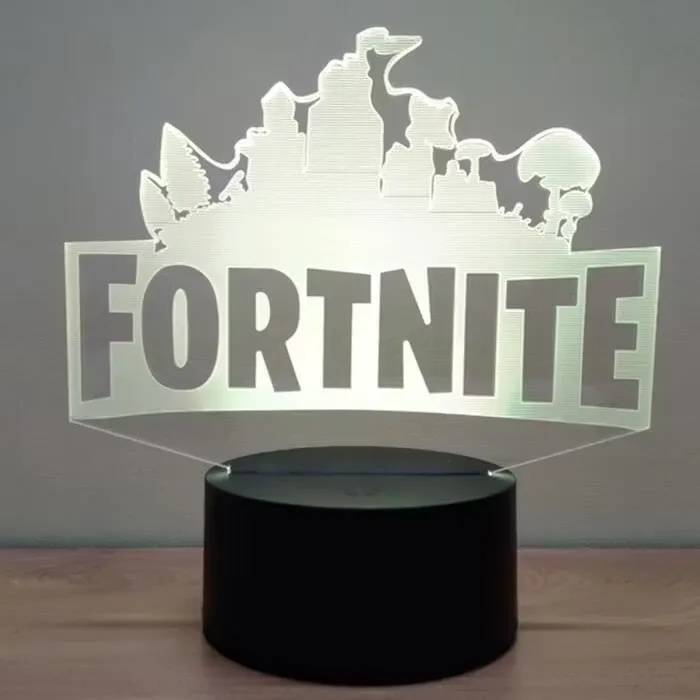 Sparkaura 3D-Nattlampa Fortnite