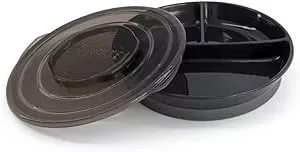 Twistshake Babytallrik med Lufttätt Lock Svart