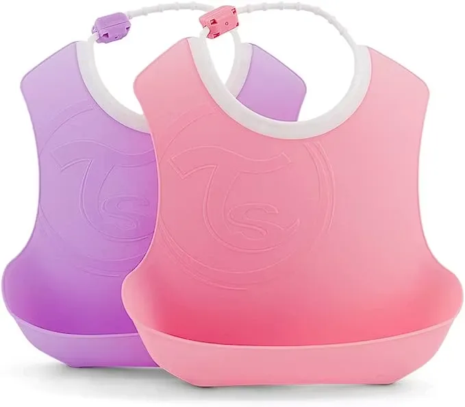Twistshake Haklapp 2-pack, Rosa/Lila