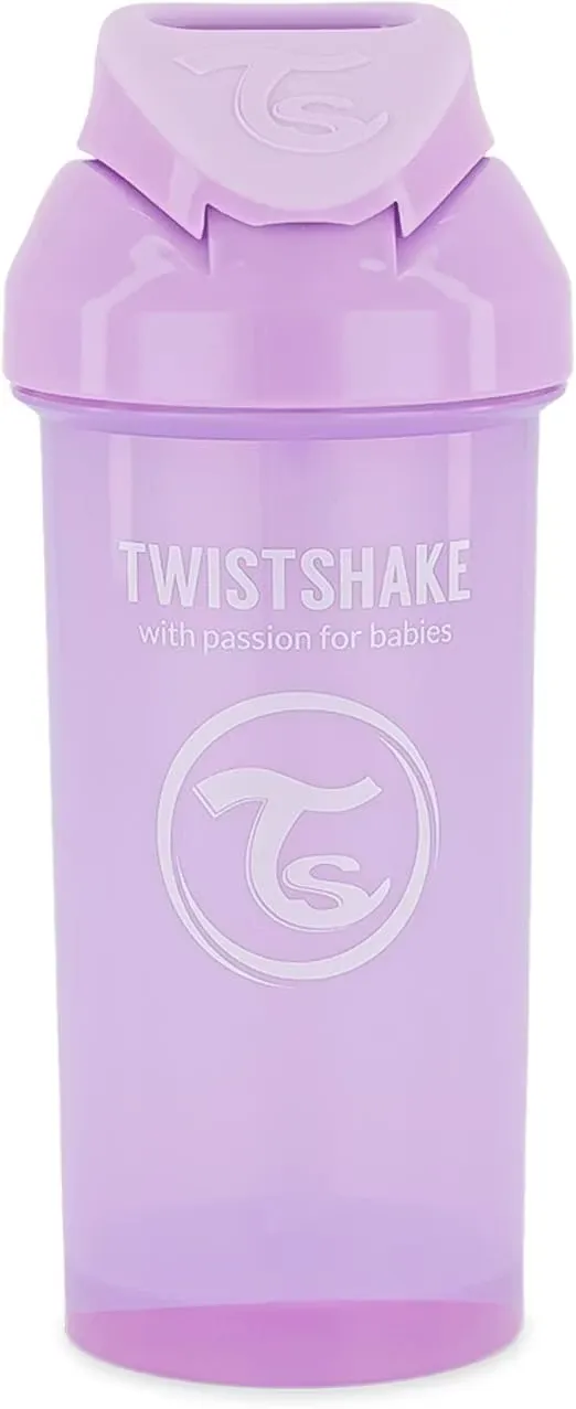 Twistshake Straw Cup 360ml Lila