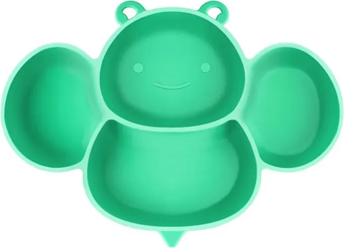 Vicloon Silikontallrik Bi Grön