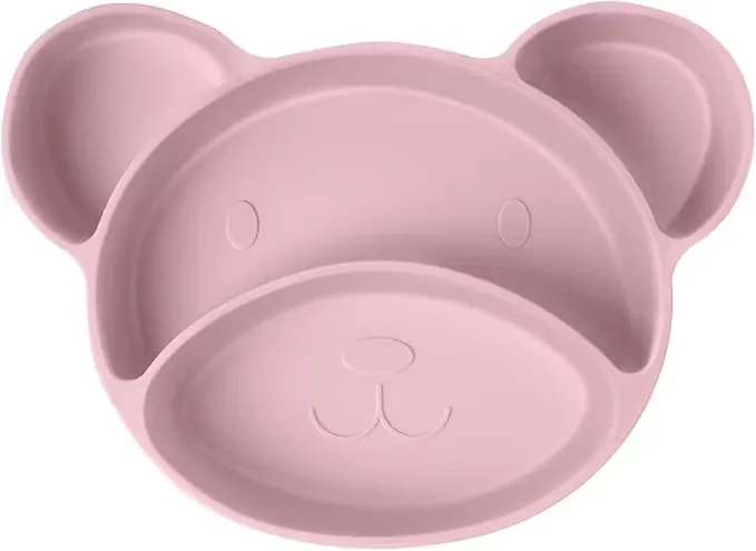 Vicloon Silikontallrik Björn Rosa