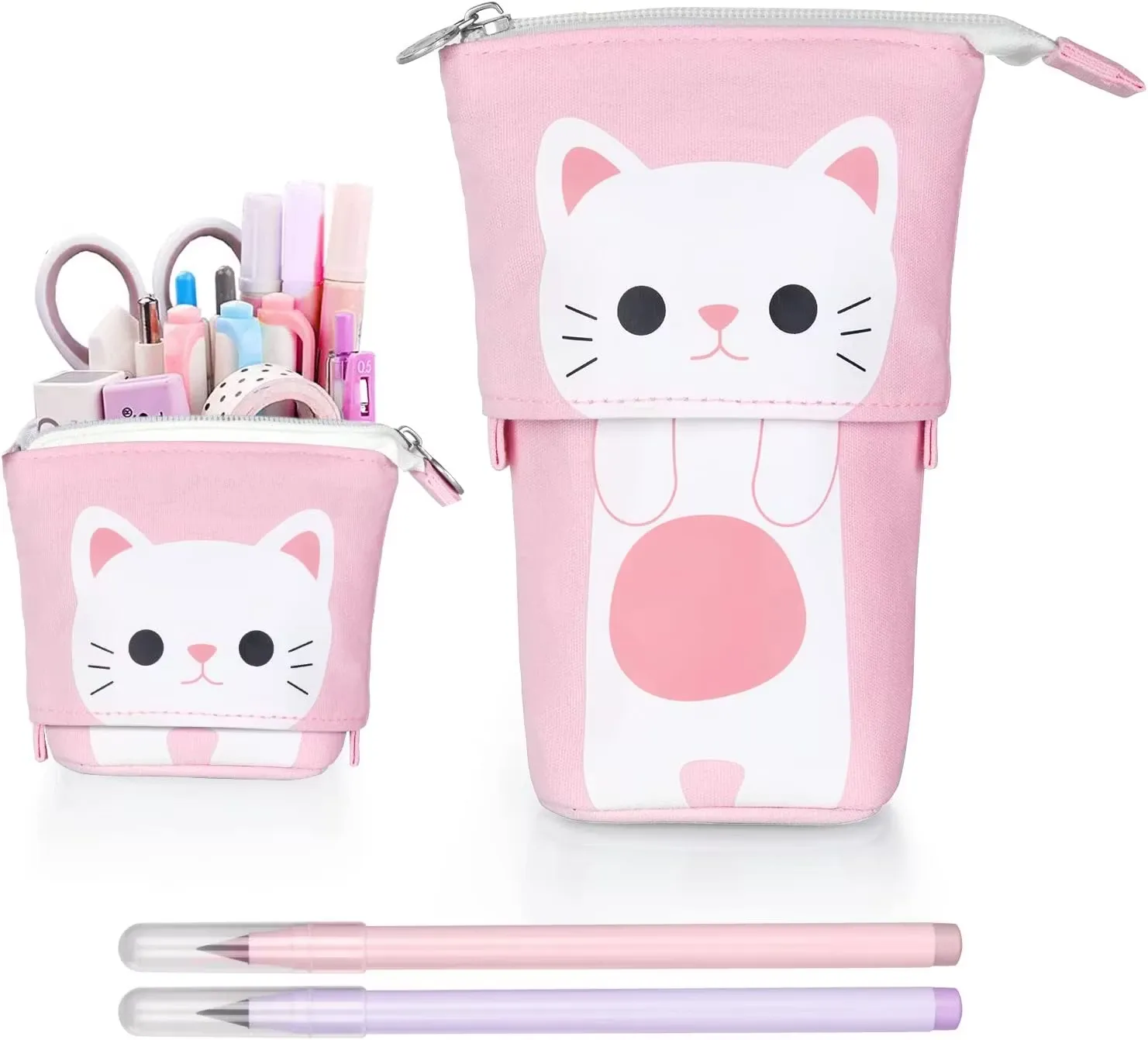 Vicloon Stående Pennfodral Rosa