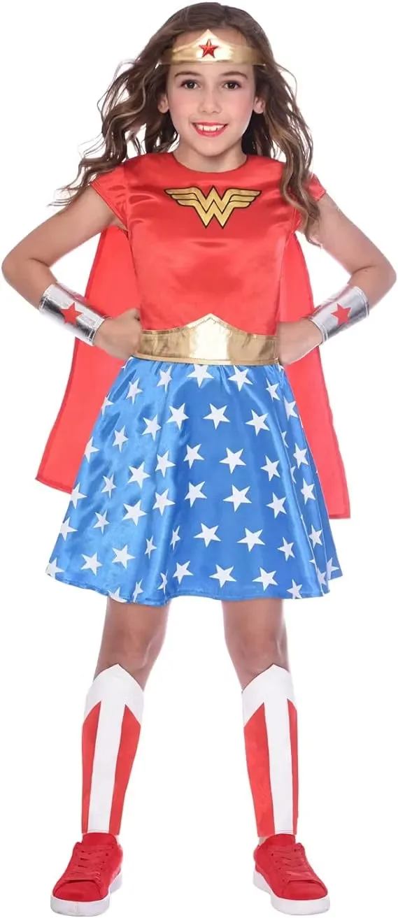 Wonder Woman Klassisk Barn Maskeraddräkt
