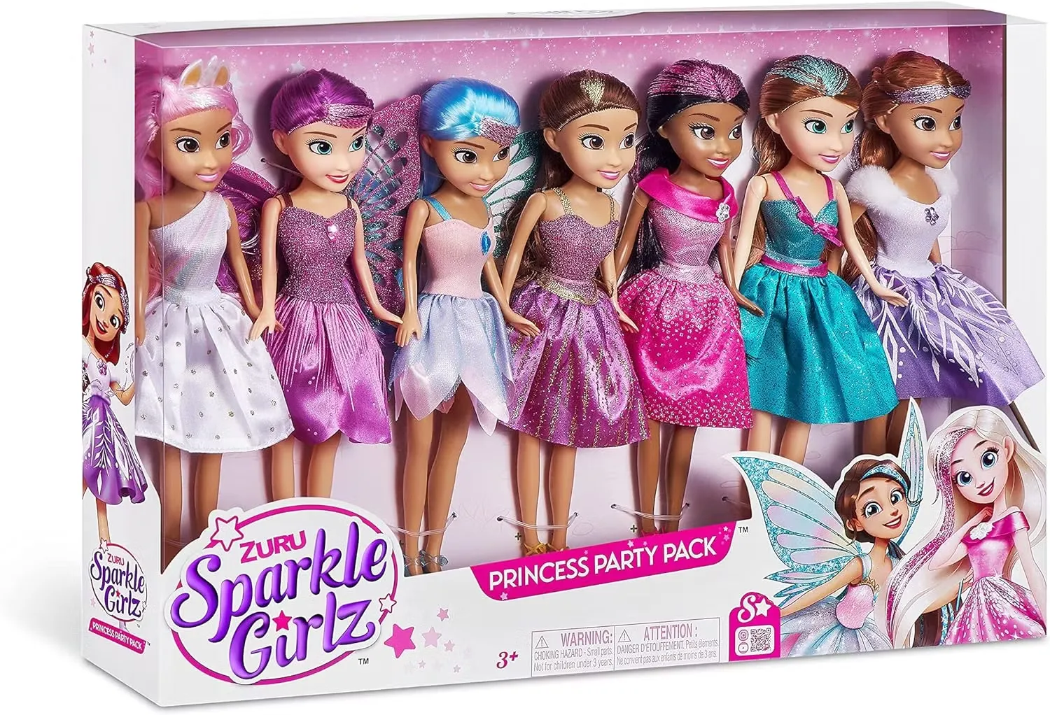 Zuru Sparkle Girlz Dockor 7 pack